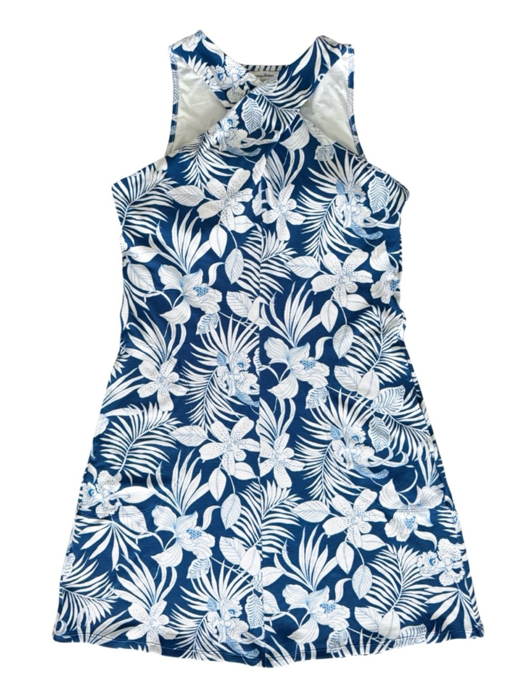 Tommy Bahama Island Cays Blooms High-Neck Coverup Dress